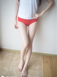 Rabbit play picture B99.004 red gym suit(21)